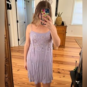 Free People Sequin Shift Dress